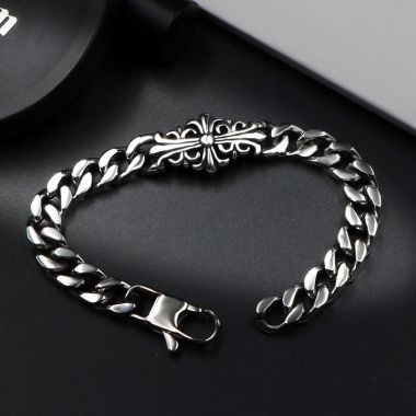 Men's curb Chain bracelet with connecting large links