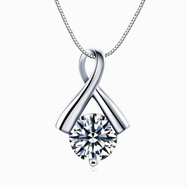 Elegant Humanoid Diamond Pendant