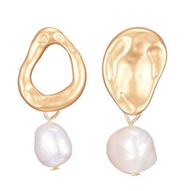 The Infernal Storm Pearl Drop Earrings