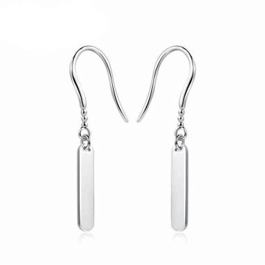 Dangling Bar Hook Earrings