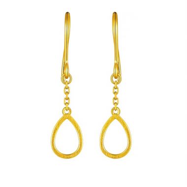 Hook Chain Drop Earrings