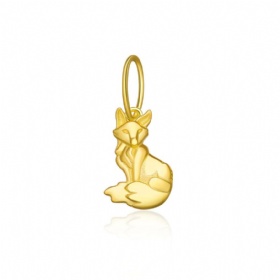 s925 Sterling Silver Fox Pendant