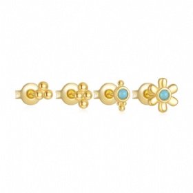 Simple Geometric Earring Set