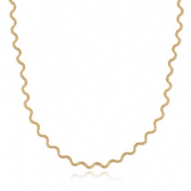 2mm Ripple Necklace