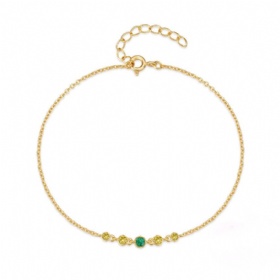 Round Colored Zirconia Bracelet