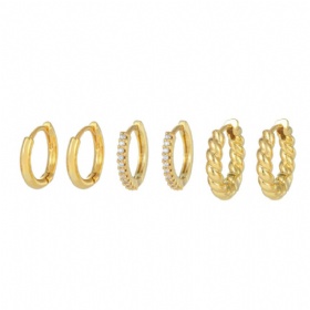 Hoop Earrings Set