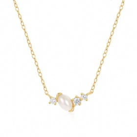 Pearl Diamond Necklace