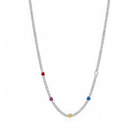 Colorful Heart Enamel Necklace