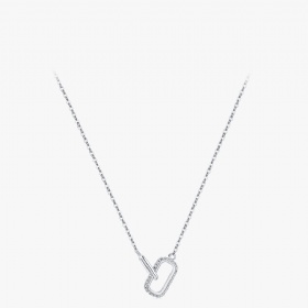 Interlocking Oval Link Necklace
