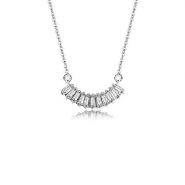 Baguettes Smile Necklace