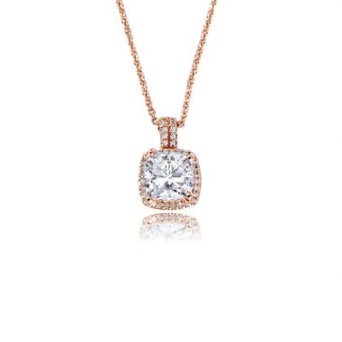 Square Diamond Necklace